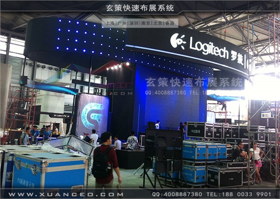 游戲展羅技展臺搭建現(xiàn)場 游戲展羅技展臺搭建現(xiàn)場