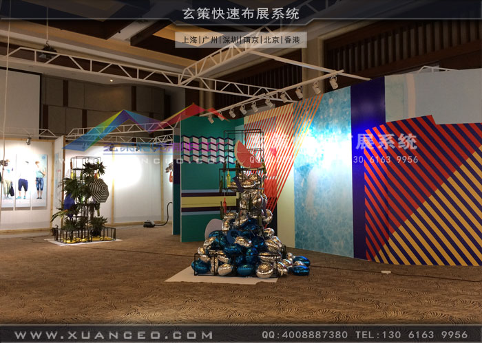 馬克華菲新品訂貨會(huì)活動(dòng)展廳布置