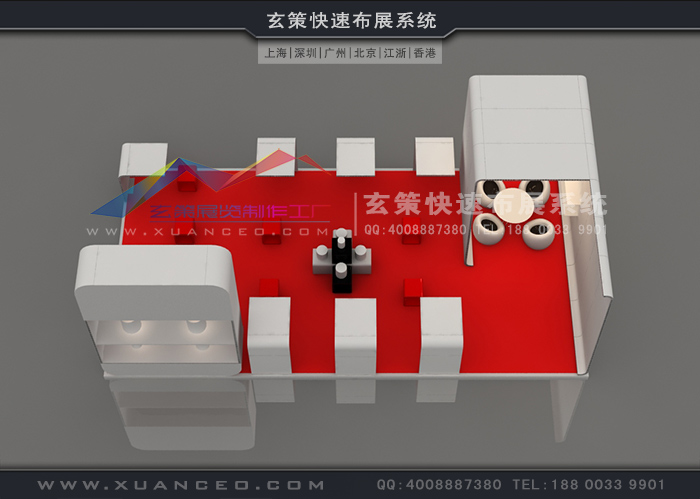 36平米展臺(tái)搭建 36平米展臺(tái)搭建