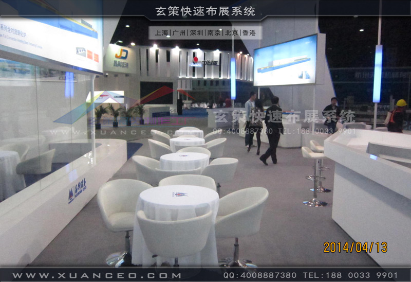 玻璃展展臺搭建細(xì)節(jié)展示