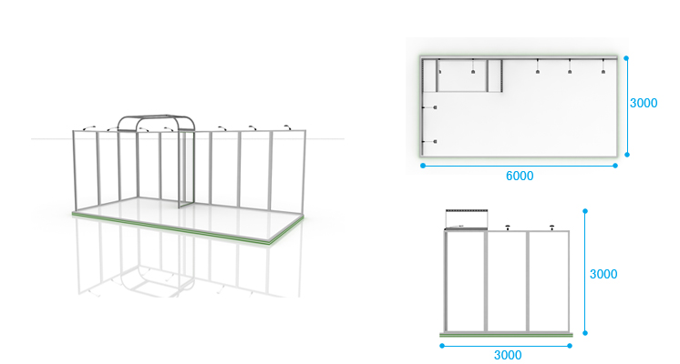 展臺(tái)框架組件