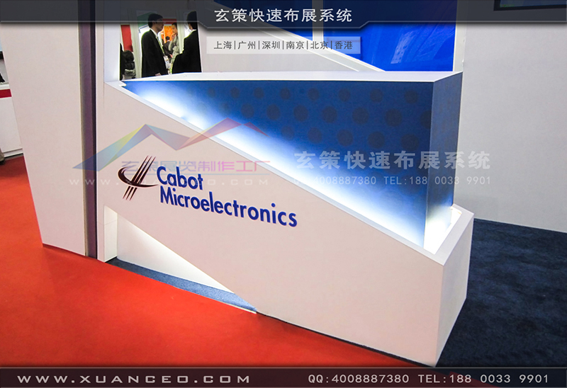 SEMICONChina半導(dǎo)體展展臺搭建-玄策展覽工廠02