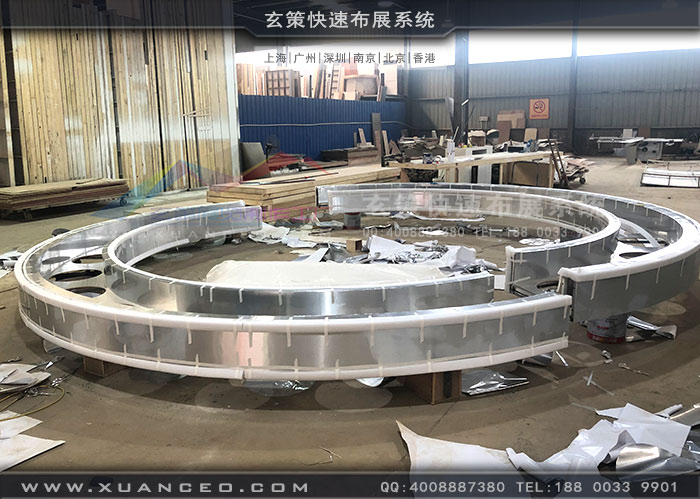 人本軸承展臺頂部軸承吊頂 人本軸承展臺頂部軸承吊頂