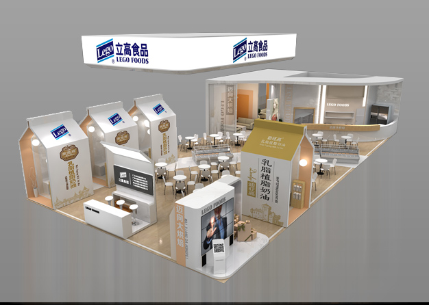 食品展-立高食品展臺(tái)搭建(220㎡)