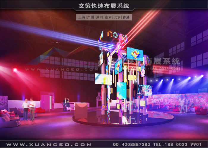 華為手機(jī)藝術(shù)展活動(dòng)(3700㎡)